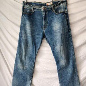 Wrangler Jeans Men's Size 38x30 Slim Straight Fit Blue Denim G92FNAR – Used Good